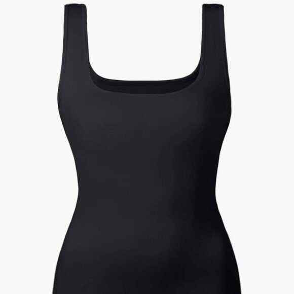 Large Black Tummy Control Tank - Picture 1 of 4